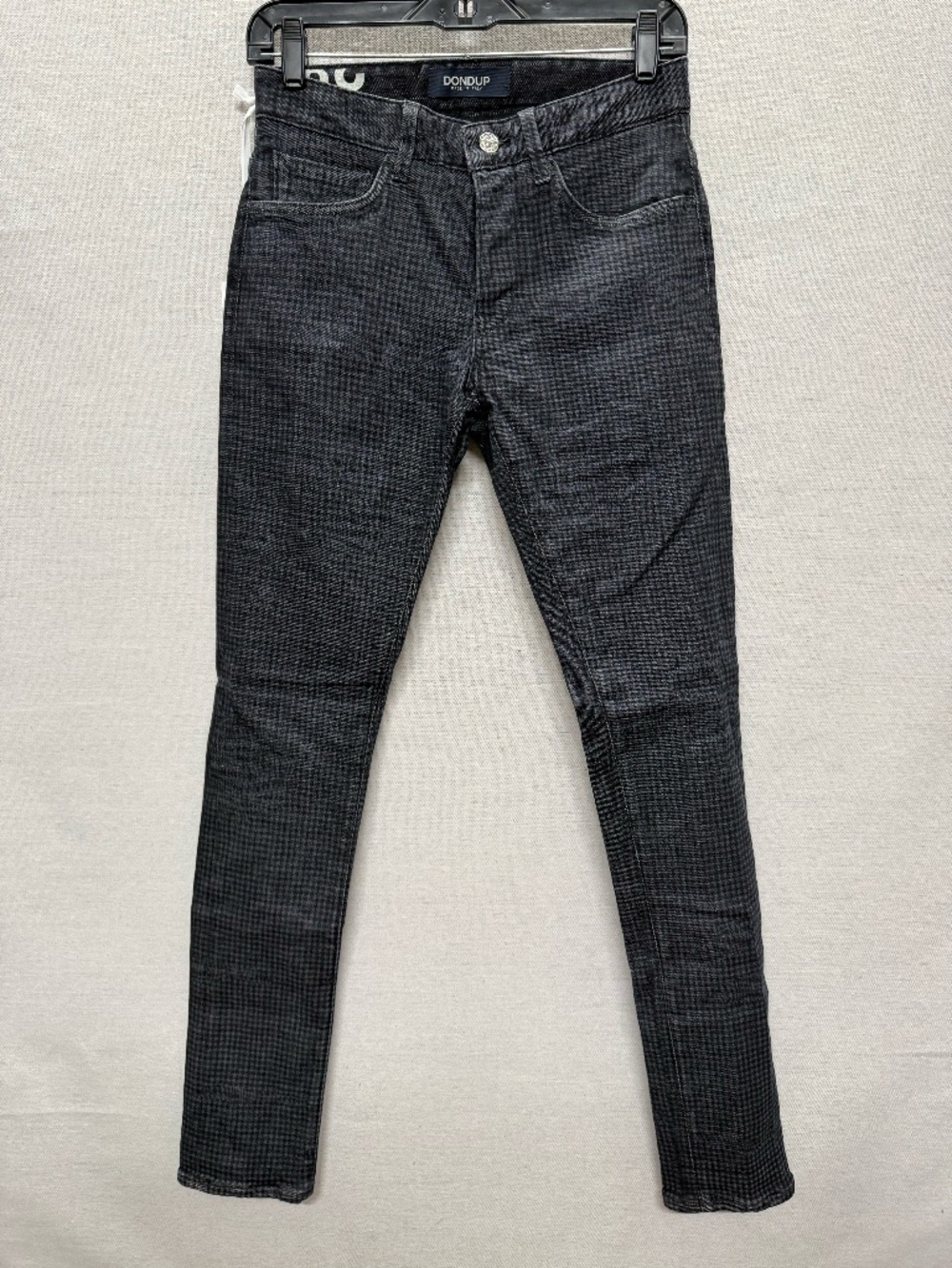 NWT Dondup Limited Edition Houndstooth Skinny Jeans - size 28